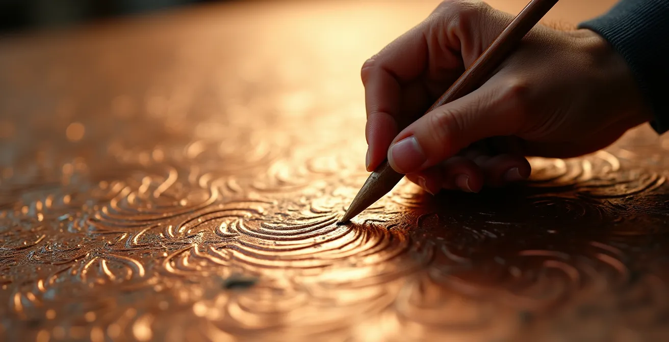 Axe Macro & Textural : Détail d'une main analysant des graphiques de marché